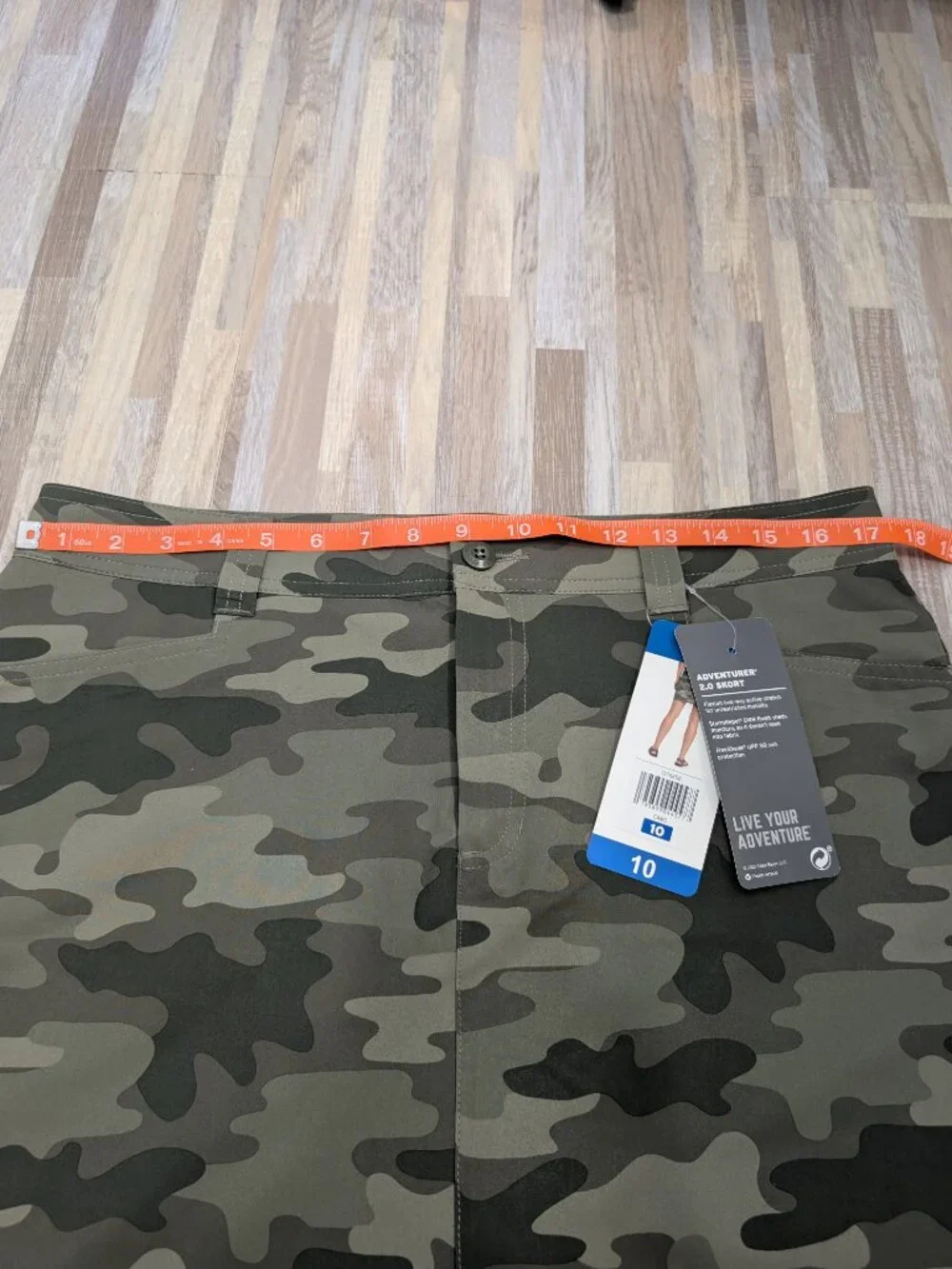 NWT Eddie Bauer Women's Adventure 2.0 Stretch Skort Camo UPF 50 StormRepel Sz 10